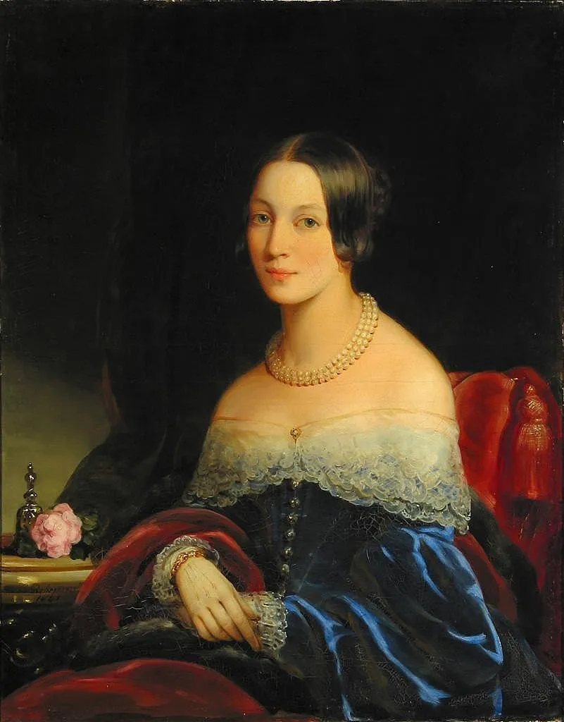 Portrait of Yulia F. Kurakina (1814-1881), by Christina Robertson, oil, 1841