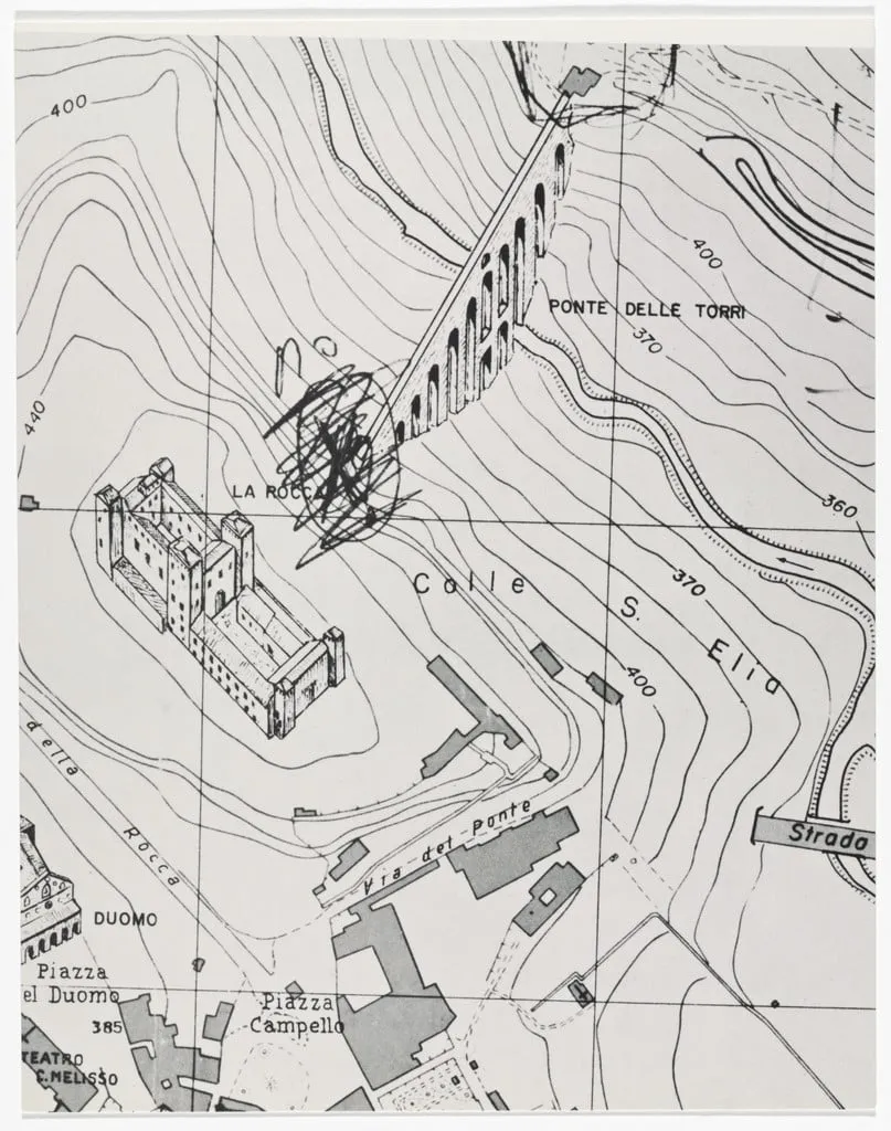 Untitled, by Christo, ink, 1968