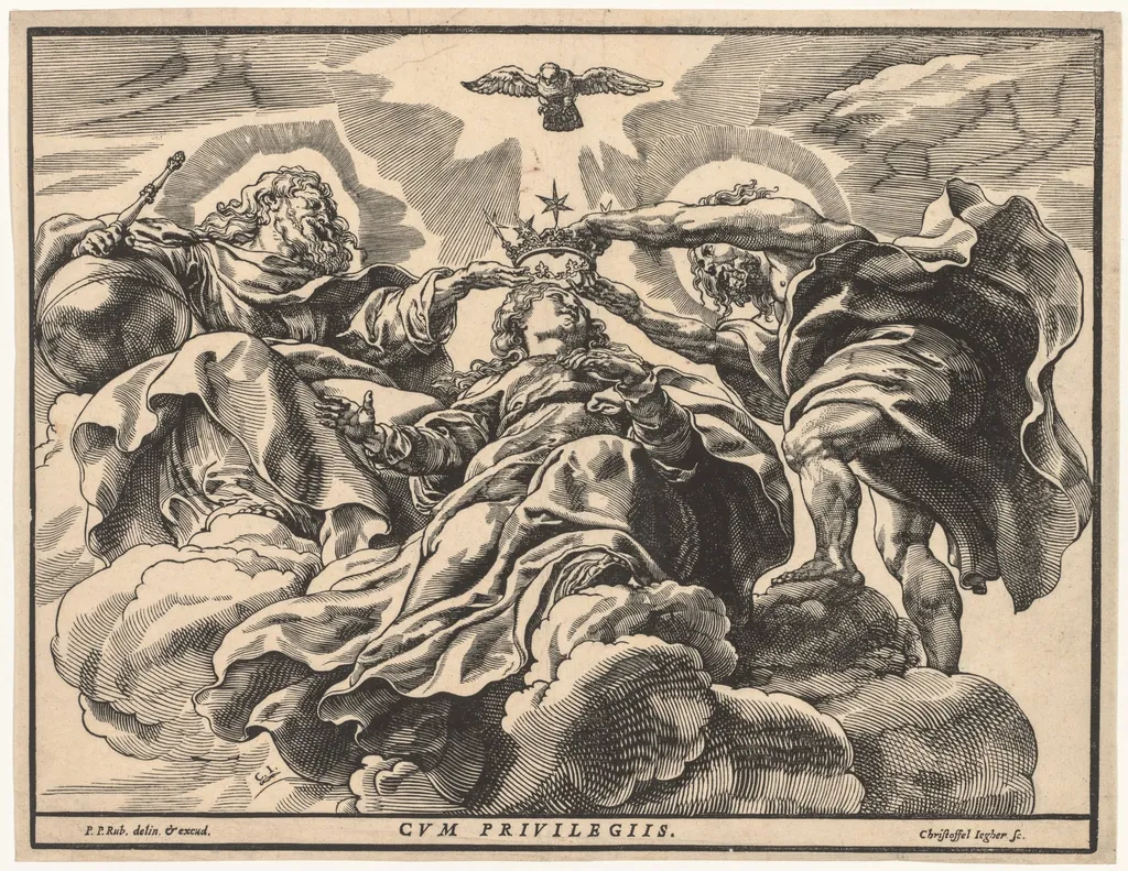 Coronation of the Virgin, by Christoffel Jegher, 1634