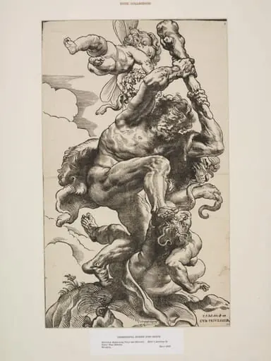 Hercules Exterminating Fury and Dischord, by Christoffel Jegher