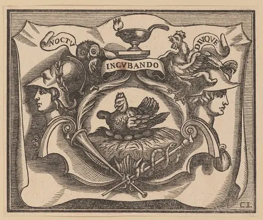 Vignette for the Title Page of C. Peregrino, Principes Hollandiae et Zelandiae, by Christoffel Jegher