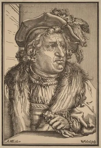 Man with a Plumed Cap, by Christoffel van Sichem I