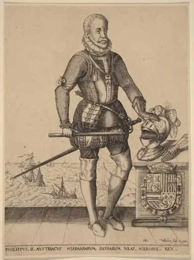 Philip II, King of Spain, by Christoffel van Sichem I