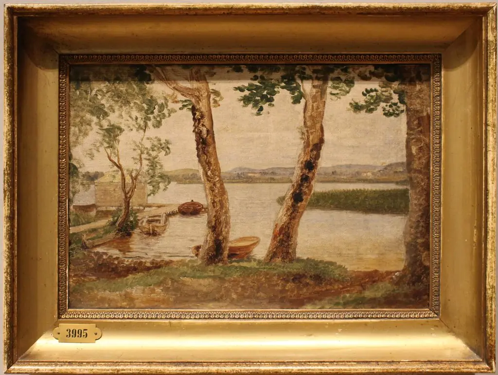Lake Lyngby, by Christoffer Wilhelm Eckersberg, 1827