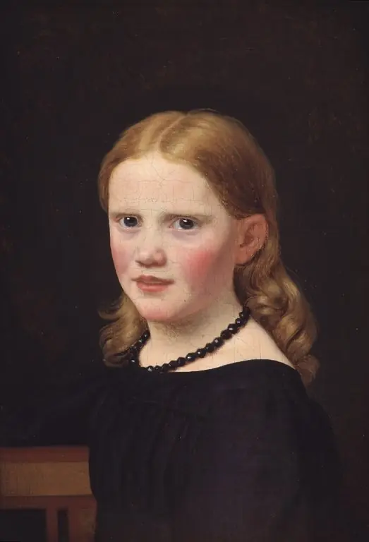 The Artist's Daughter, Emilie, by Christoffer Wilhelm Eckersberg