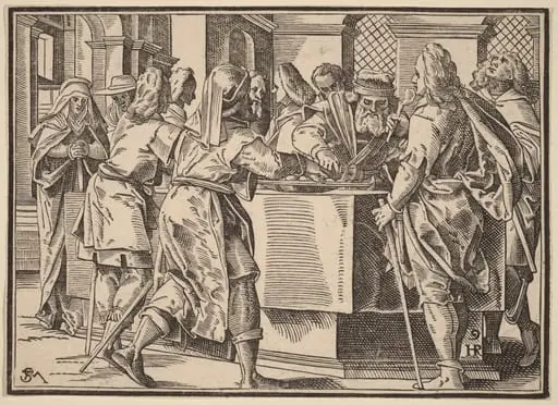 Christ Tells His Disciples of the Last Judgment, by Christoph Murer