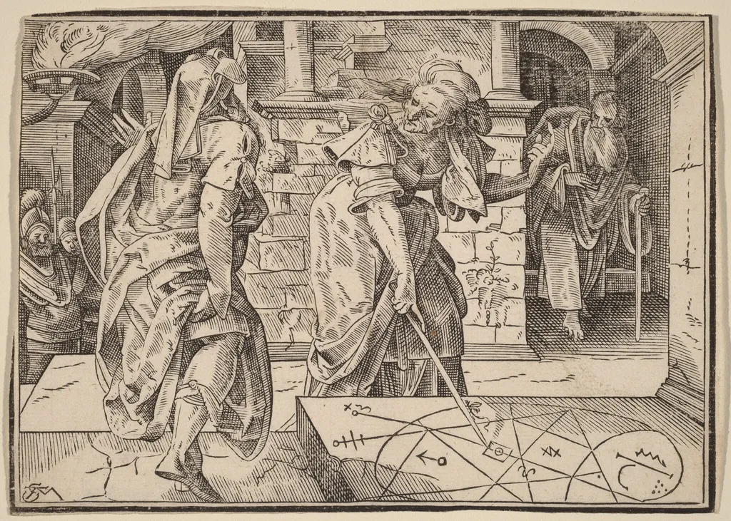 Christ Tells His Disciples of the Last Judgment, by Christoph Murer, ink, 1630