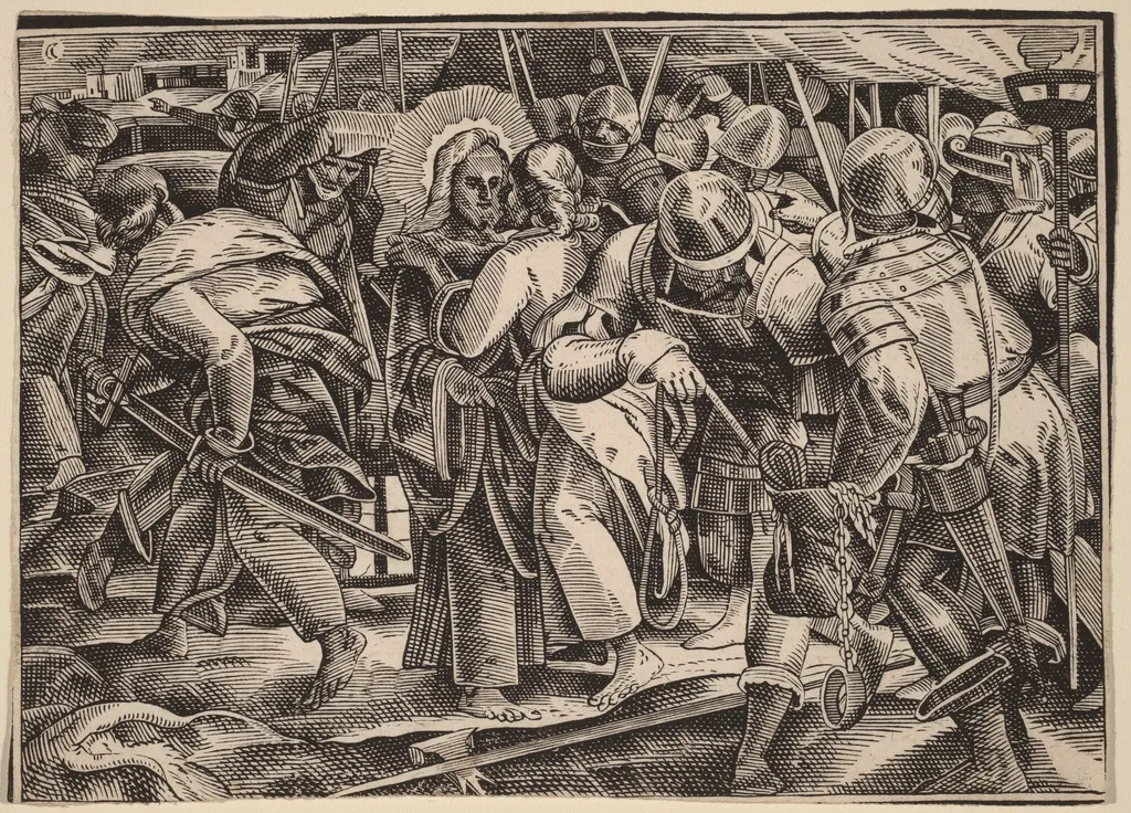 Christ Tells His Disciples of the Last Judgment, by Christoph Murer, ink, 1630