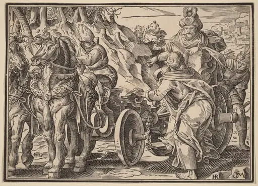 Christ Tells His Disciples of the Last Judgment, by Christoph Murer