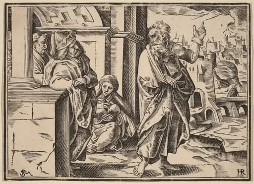Christ Tells His Disciples of the Last Judgment, by Christoph Murer