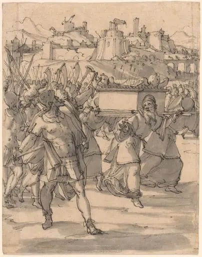 Joshua and the Israelites before the Walls of Jericho, by Christoph Murer