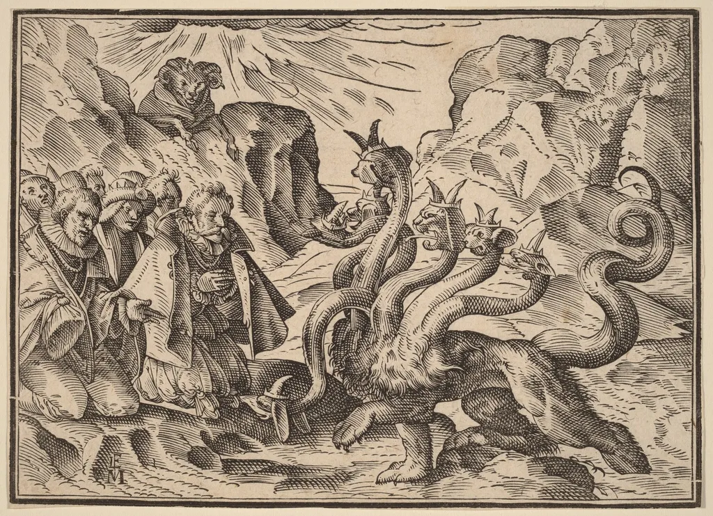 The Four Horsemen of the Apocalypse, by Christoph Murer, ink, 1630