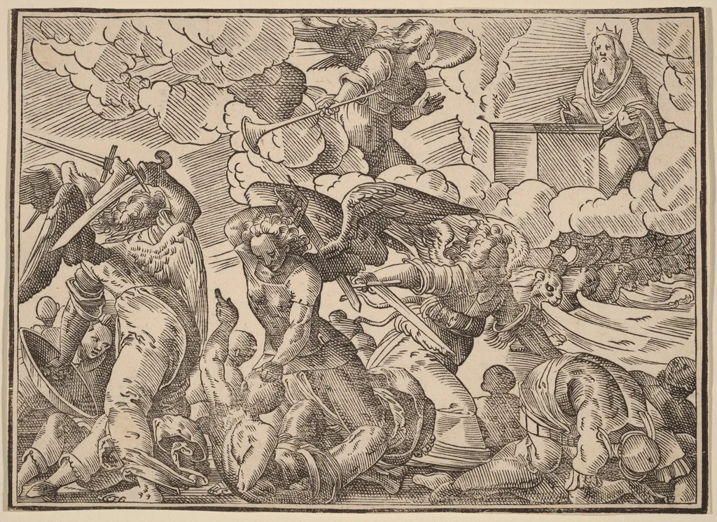 The Four Horsemen of the Apocalypse, by Christoph Murer, ink, 1630