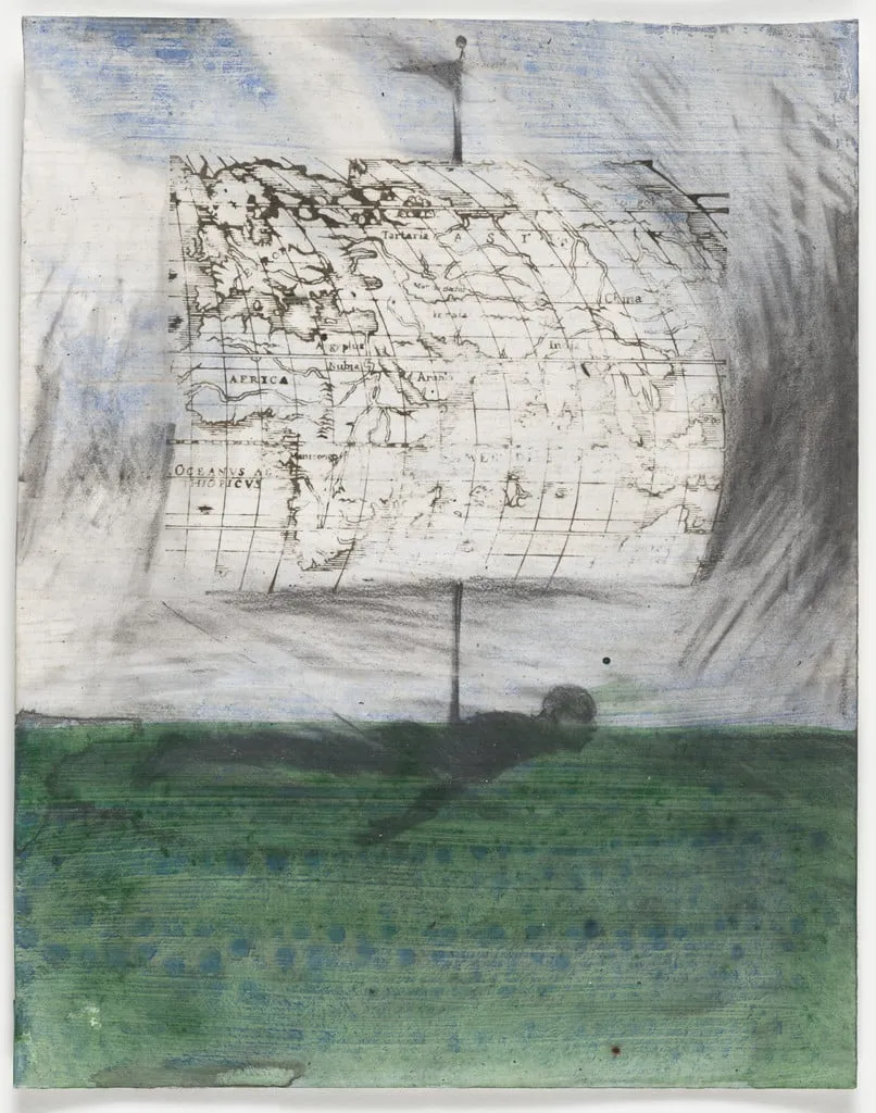 Untitled, by Christopher Cozier, acrylic, 2010