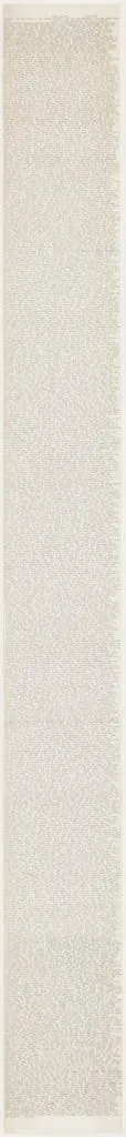Untitled, by Christopher Knowles, 1982