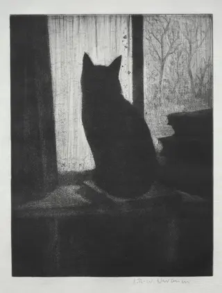 The Cat, by Christopher Nevinson