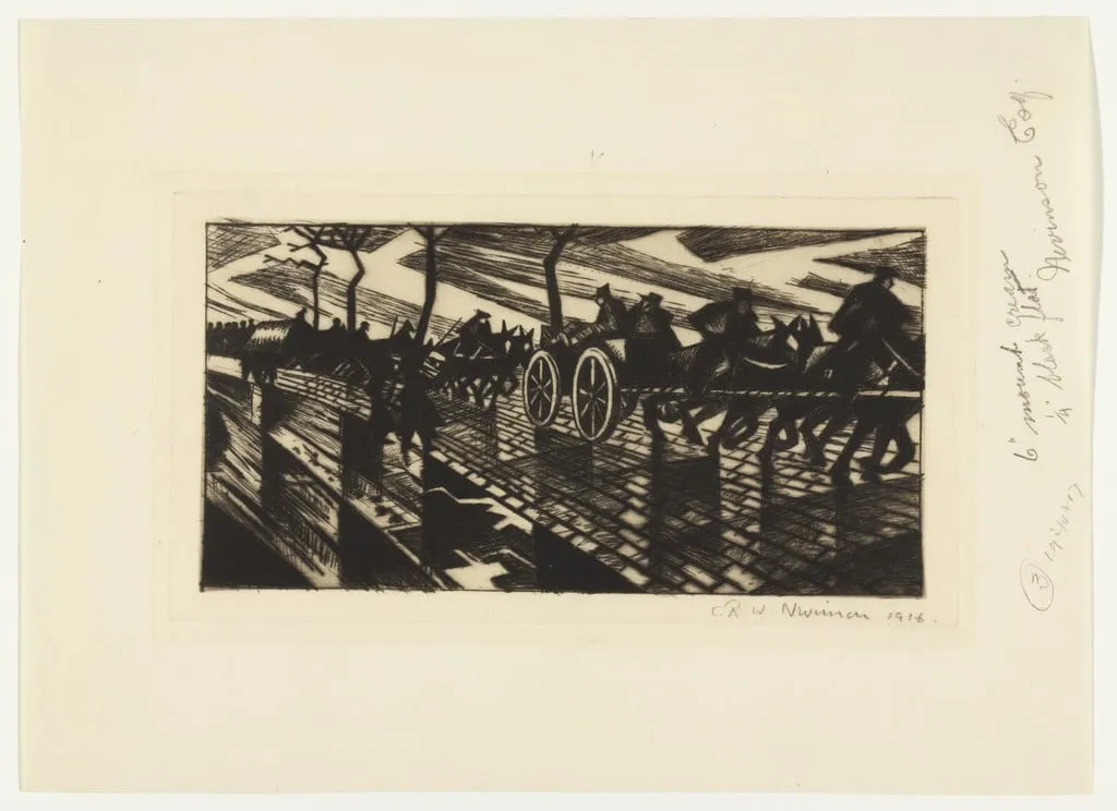 Untitled, by Christopher Nevinson, ink, 1916
