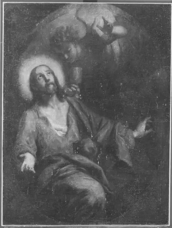 Christ with an angel on the Mount of Olives, by Christopher Paudiß