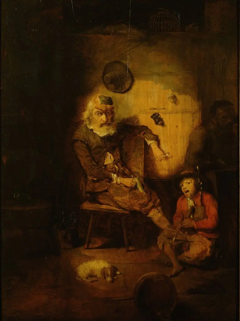 Peasants in a tavern, by Christopher Paudiß