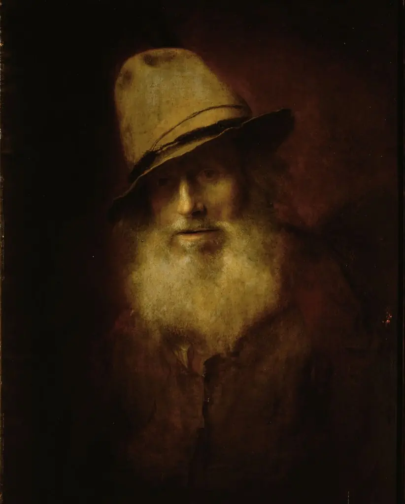 Portrait of a bearded old man with hat, by Christopher Paudiß