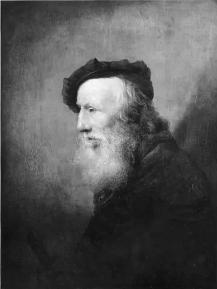 Tronie of an old man with beard and baret, by Christopher Paudiß