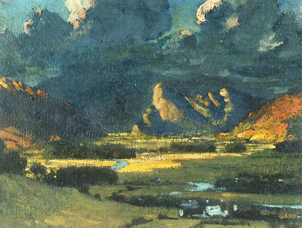 Cader Idris and Bird Rock, by Christopher Williams