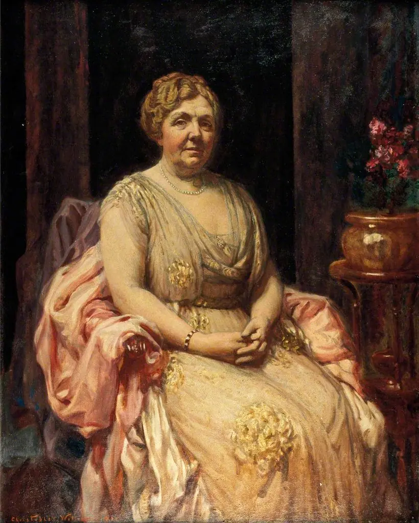 Dame Margaret Lloyd George (1866–1941), by Christopher Williams