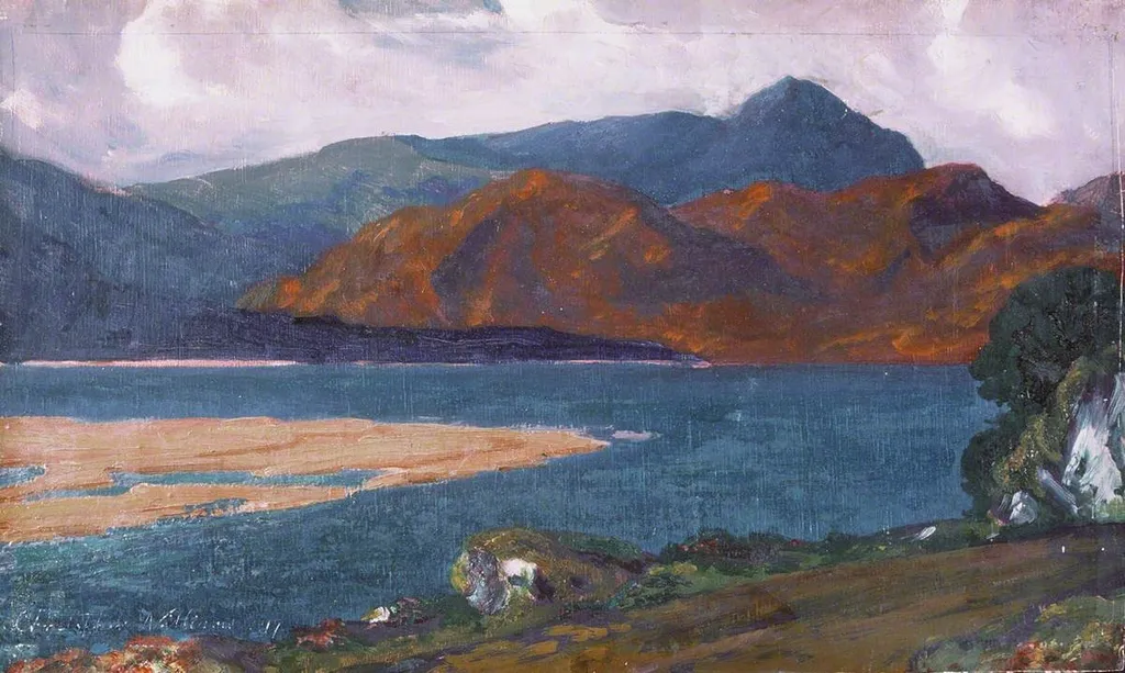Dyffwys, by Christopher Williams, oil, 1917