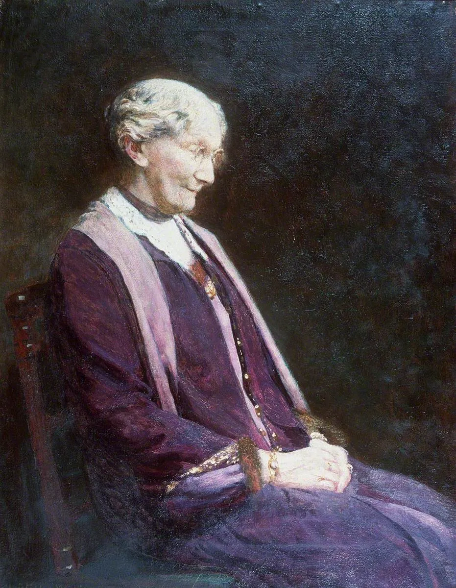 Mrs Parry Jones, by Christopher Williams, oil, 1900