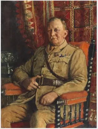 Portrait of Colonel Sir Thomas Berry Cusack-Smith, 5th Bt (1859-1929), by Christopher Williams