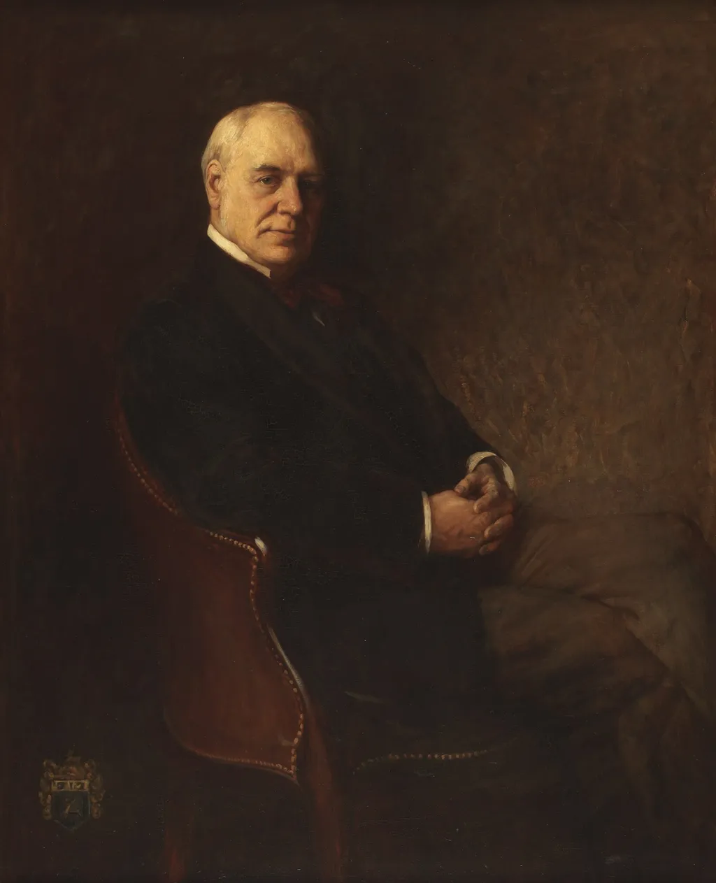 Portrait of Sir John Williams, by Christopher Williams, oil, 1900