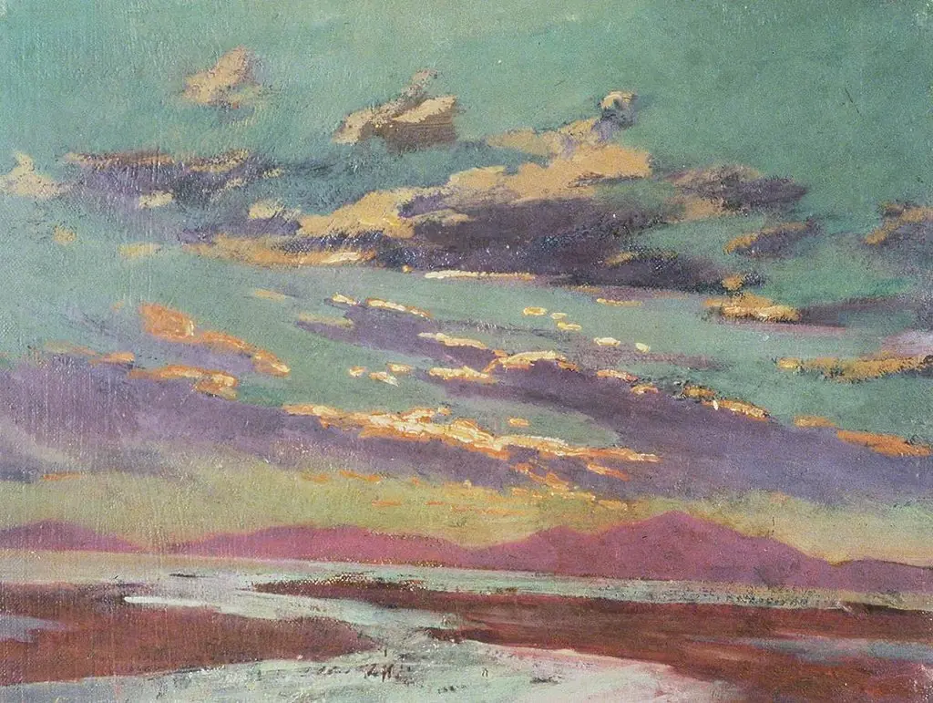 Sunset from Barmouth, by Christopher Williams