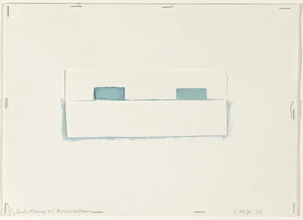 Untitled, by Christopher Wilmarth, watercolor, 1972