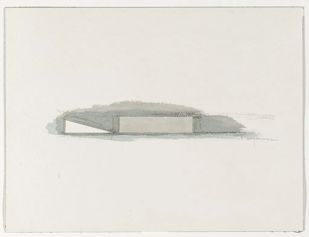Untitled, by Christopher Wilmarth, watercolor, 1978