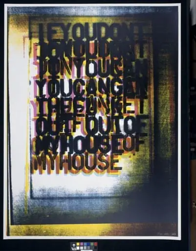 My House I, by Christopher Wool