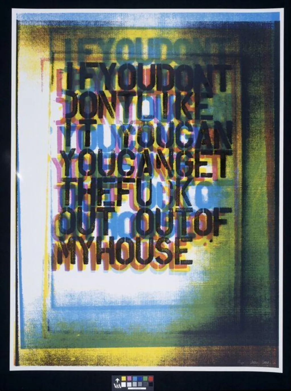 My House III, by Christopher Wool, 2000