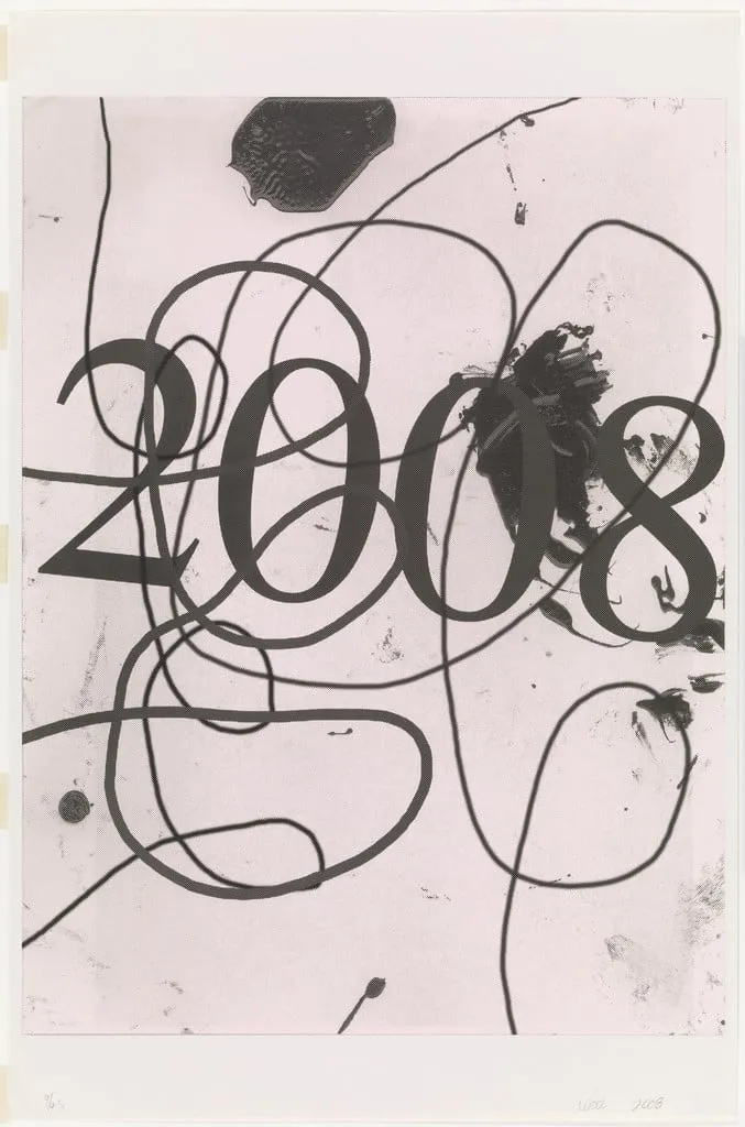 Untitled, by Christopher Wool, ink, 2008