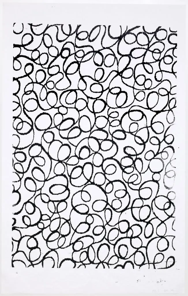 Untitled, by Christopher Wool, ink, 1999