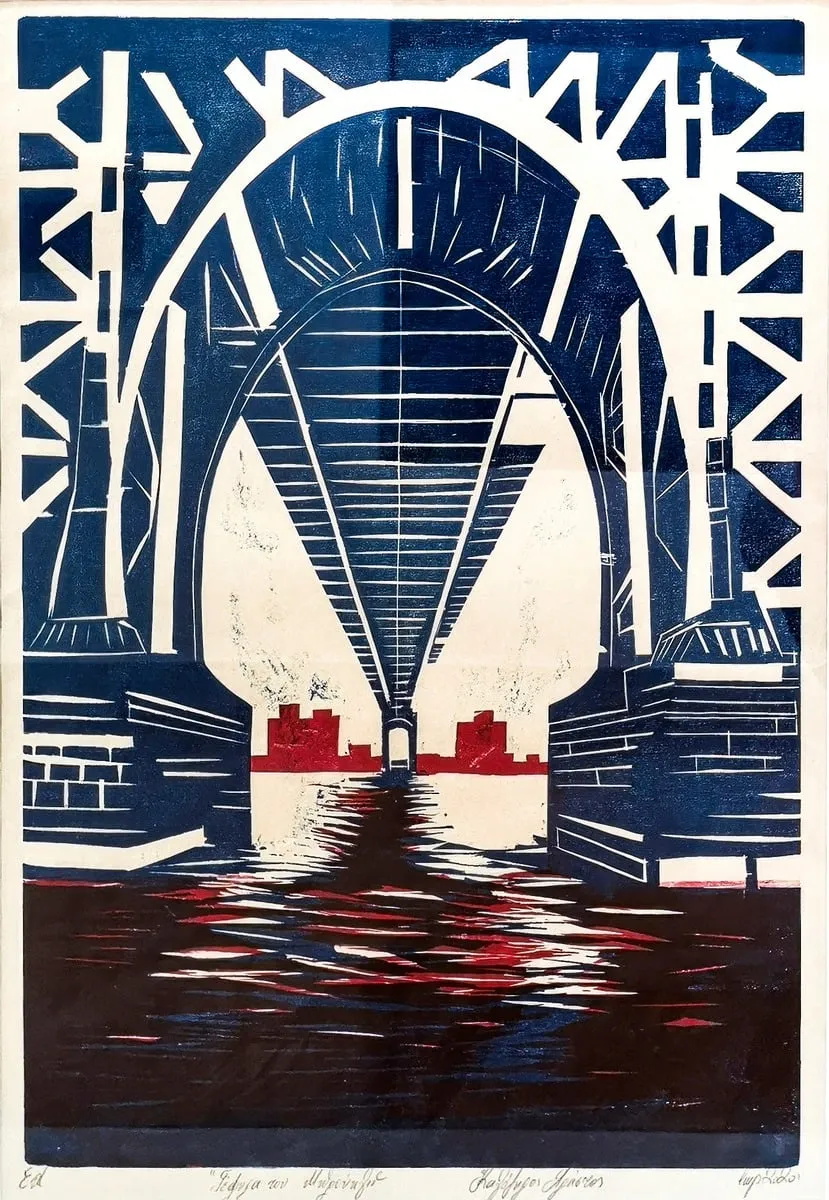 Brooklin bridge, by Christos Kalogiros, 2020