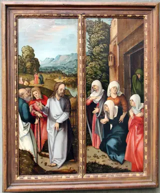 Christus nimmt Abschied von seiner Mutter