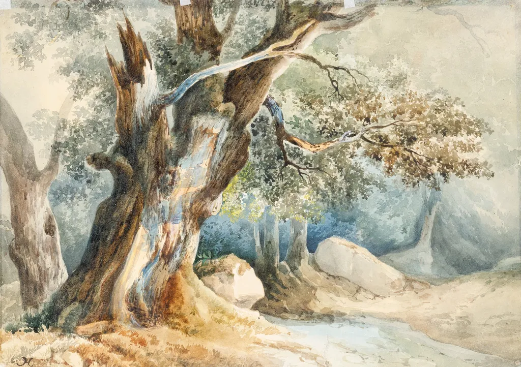 Peisaj, by Chrles Humbert, 1850