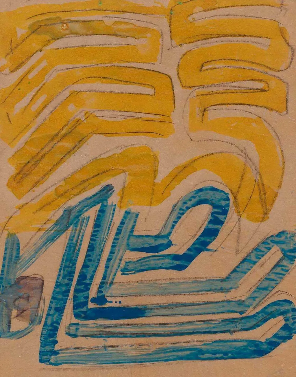 Σπουδή θερμού και ψυχρού χρώματος, by Chryssa (Vardea-Mavromichali), 1983