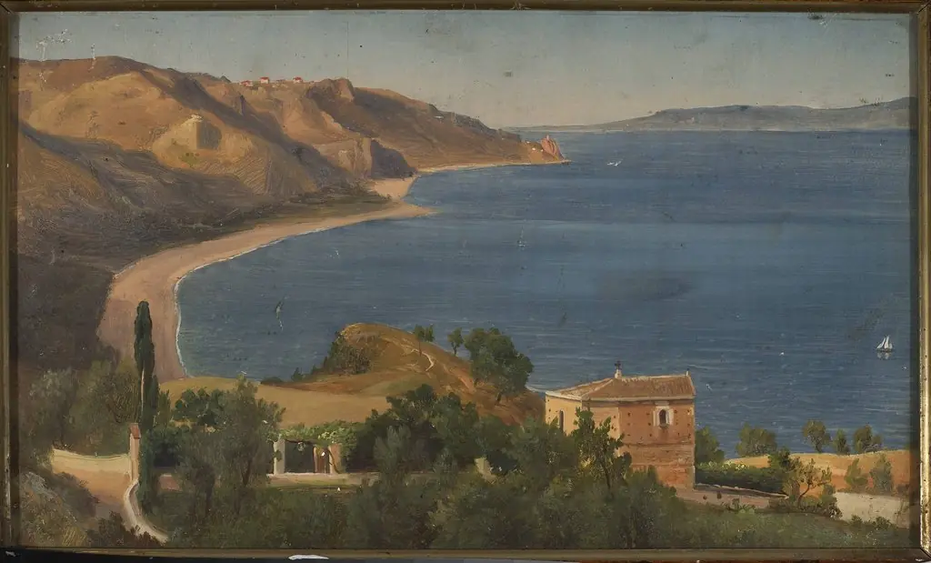 Lakeside landscape, by Chrystian Breslauer