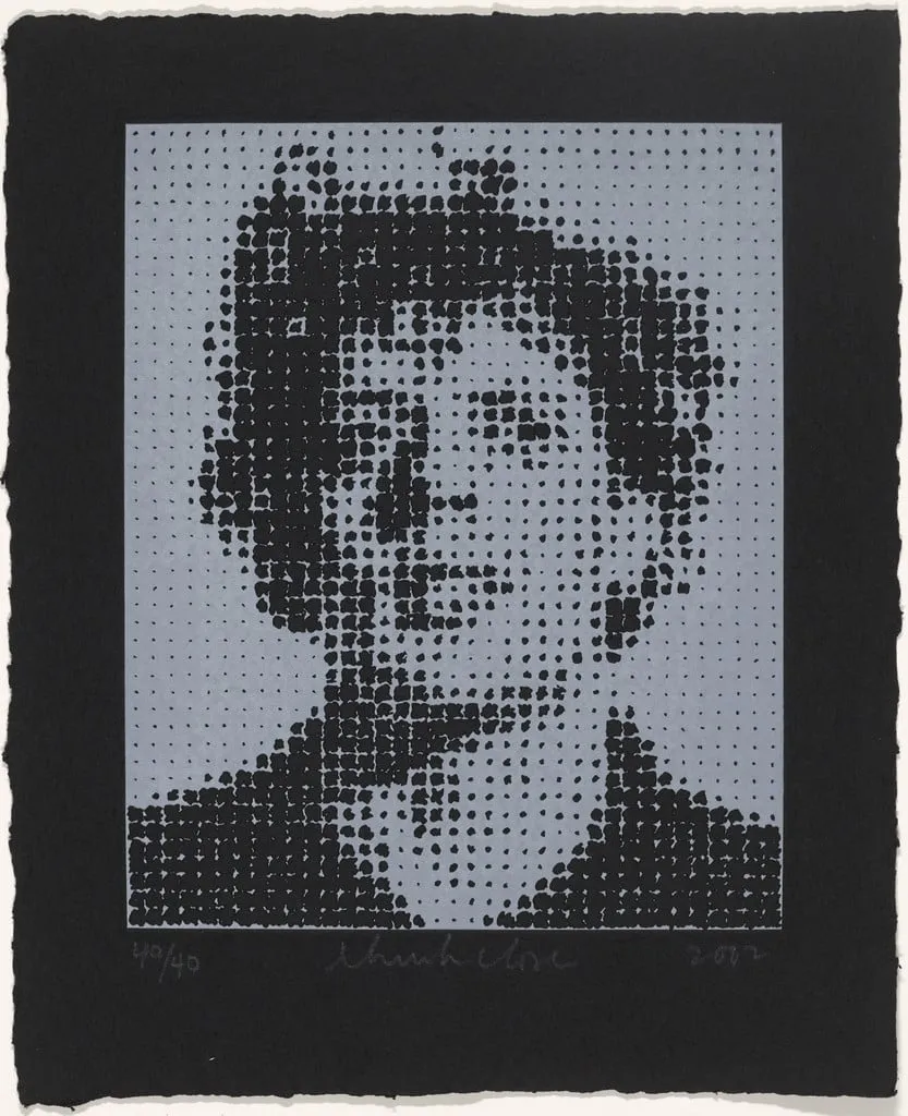 Untitled, by Chuck Close, 2002