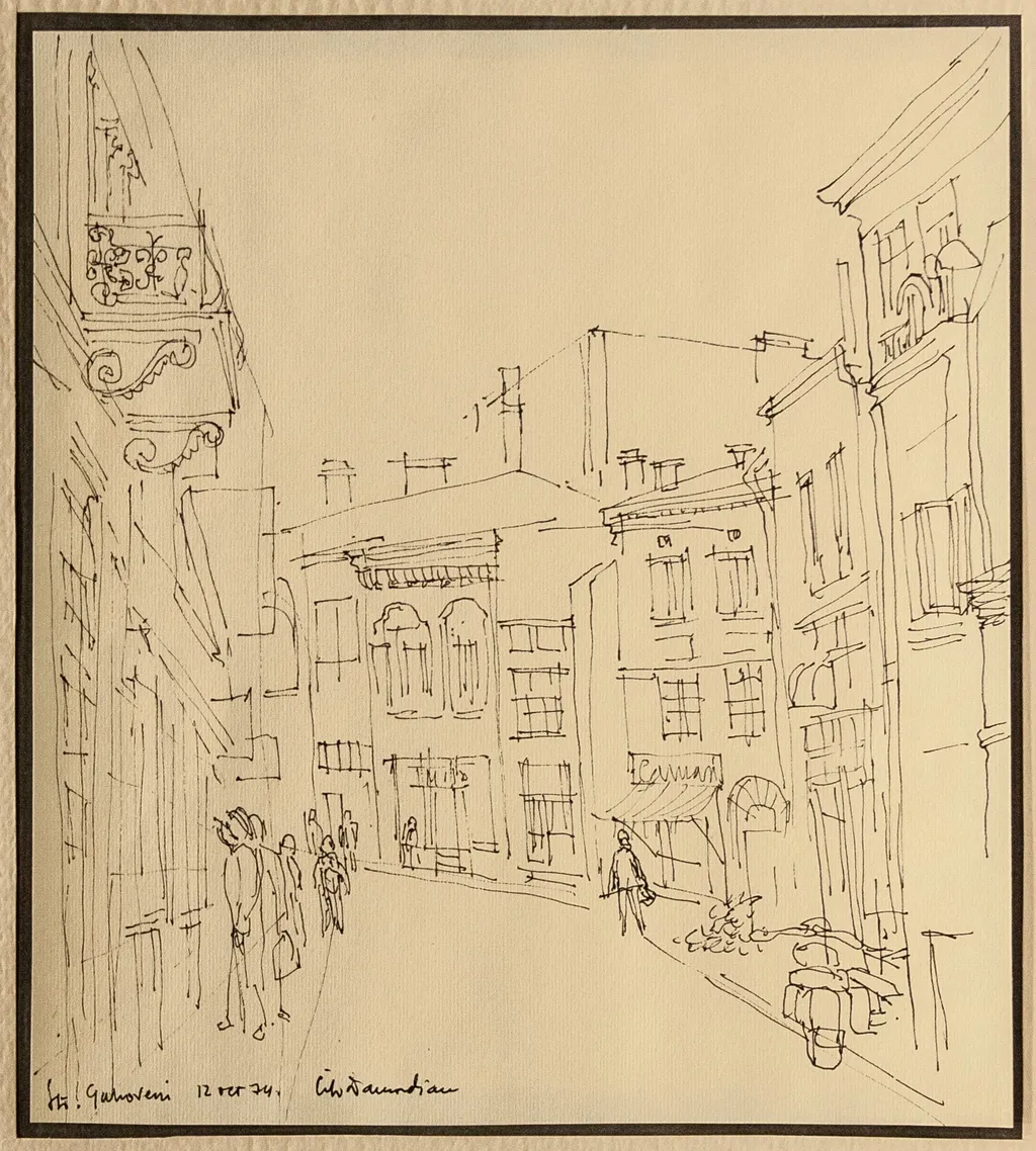Strada Gabroveni, by Cik Damadian, 1950