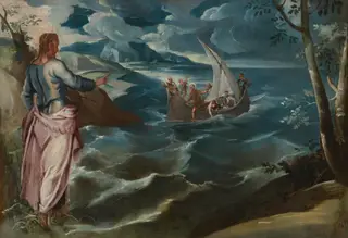 Christ at the Sea of Galilee, by Circle of Jacopo Tintoretto (Probably Lambert Sustris)