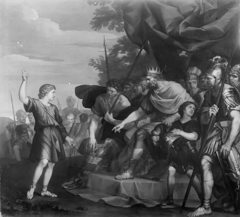 Saul and David, by Ciro Ferri