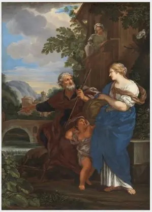 The Expulsion of Hagar, by Ciro Ferri