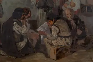 Citirea ziarului (1907) Propangadistul