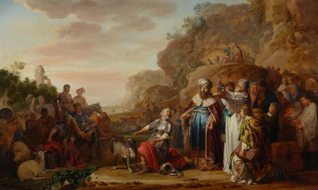 Abraham und Melchisedek, by Claes Corneliszoon Moeyaert